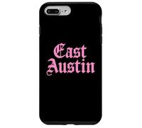 Carcasa para iPhone 7 Plus/8 Plus East Austin Texas 512 737 Activismo artístico Mexicano Americano Rosa