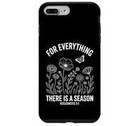 Carcasa para iPhone 7 Plus/8 Plus Eclesiastés 3:1 For Everything There Is A Season Floral