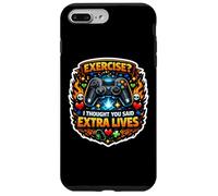 Carcasa para iPhone 7 Plus/8 Plus ¿Ejercicio? Pensé Que dijiste Vidas Extra Divertido Gamer Gaming