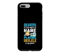 Carcasa para iPhone 7 Plus/8 Plus El Abuelo es mi Nombre Tocar el Ukelele es mi Jugador del Juego