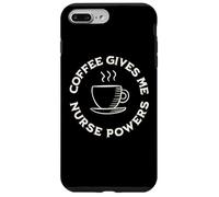 Carcasa para iPhone 7 Plus/8 Plus El café me da Poderes de Enfermera Divertida Amante del café