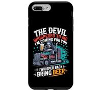 Carcasa para iPhone 7 Plus/8 Plus El Diablo me susurró Que traigo Cerveza