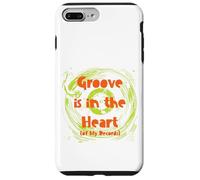 Carcasa para iPhone 7 Plus/8 Plus El Divertido Disco de Vinilo Pun Groove está en el corazón