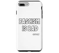 Carcasa para iPhone 7 Plus/8 Plus El fascismo es Mala Historia Lección Cita