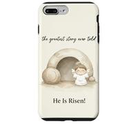 Carcasa para iPhone 7 Plus/8 Plus Él ha resucitado Resurrección Cristiana de Pascua