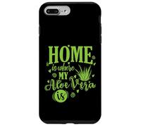 Carcasa para iPhone 7 Plus/8 Plus El hogar es Donde mi Aloe Vera es Medicinal Planta