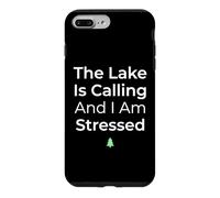 Carcasa para iPhone 7 Plus/8 Plus El Lago está Llamando y Estoy Estresado Pescador de Agua Dulce