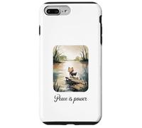 Carcasa para iPhone 7 Plus/8 Plus El Lindo Gato Peace Is Power de Calm Lake Art
