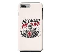 Carcasa para iPhone 7 Plus/8 Plus Él me llamó Vivo Jesús Fe Esqueleto Cristiano