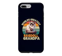 Carcasa para iPhone 7 Plus/8 Plus El Mejor Gato de Trapo del Mundo, Abuelo, Divertido: «Amo a mi Gato»