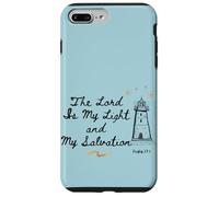 Carcasa para iPhone 7 Plus/8 Plus El Señor Es Mi Luz Y Mi Salvación Salmo 27:1 Fe Bíblica