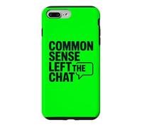 Carcasa para iPhone 7 Plus/8 Plus El Sentido común Antisocial dejó el Chat Anti Gente estúpida