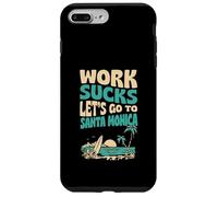 Carcasa para iPhone 7 Plus/8 Plus El Trabajo apesta Vamos a IR a Santa Mónica Floral Surf Vacaciones