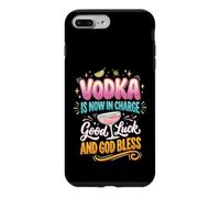 Carcasa para iPhone 7 Plus/8 Plus El Vodka Ahora está a Cargo Buena Suerte y Que Dios los Bendiga