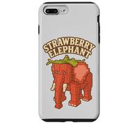 Carcasa para iPhone 7 Plus/8 Plus Elefante Fresa Divertido Italiano Brainrot Slang Juegos Meme