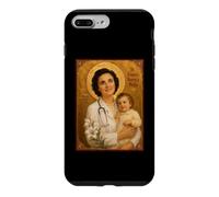 Carcasa para iPhone 7 Plus/8 Plus Elegante Icono católico de Santa Gianna Beretta Molla