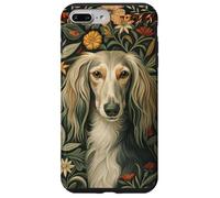 Carcasa para iPhone 7 Plus/8 Plus Elegante Perro Saluki rodeado de Flores