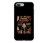 Carcasa para iPhone 7 Plus/8 Plus Ella Soy yo, Fuerte, educada, Historia Negra, Segura de sí Misma, bendecida