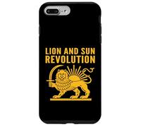 Carcasa para iPhone 7 Plus/8 Plus Emblema Antiguo de la Herencia Persa de la revolución del León y el Sol