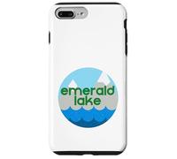 Carcasa para iPhone 7 Plus/8 Plus Emerald Lake Canadá Naturaleza Vacaciones Diseño de Recuerdo