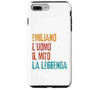 Carcasa para iPhone 7 Plus/8 Plus Emiliano L'Uomo Il Mito La Leggenda Festa di Compleanno