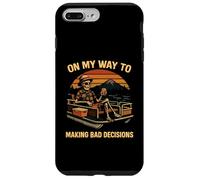 Carcasa para iPhone 7 Plus/8 Plus En mi Camino a Tomar Malas Decisiones - Funny Pontoon Boating