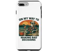 Carcasa para iPhone 7 Plus/8 Plus En mi Camino a Tomar Malas Decisiones - Funny Pontoon Boating
