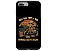 Carcasa para iPhone 7 Plus/8 Plus En mi Camino a Tomar Malas Decisiones - Funny Pontoon Boating
