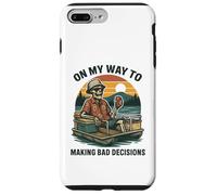 Carcasa para iPhone 7 Plus/8 Plus En mi Camino a Tomar Malas Decisiones - Funny Pontoon Boating