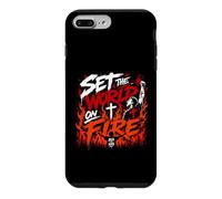 Carcasa para iPhone 7 Plus/8 Plus Enciende el Mundo en el Fuego Jesús es el Rey Evangelio
