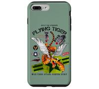 Carcasa para iPhone 7 Plus/8 Plus Enjoy Cool Funny Tiger Flying Cartoon, Wild Tiger Graphic