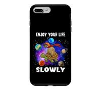 Carcasa para iPhone 7 Plus/8 Plus Enjoy Your Life Slowly Turtle Sloth Funny Sloths Turtles