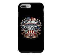 Carcasa para iPhone 7 Plus/8 Plus Enseñando Datos sobre la Libertad Desde 1776 Profesor de Historia Patriótico