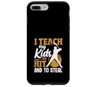 Carcasa para iPhone 7 Plus/8 Plus Enseño a mis Hijos a Golpear y a Robar béisbol