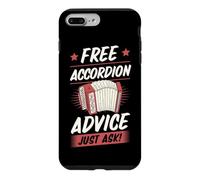 Carcasa para iPhone 7 Plus/8 Plus Entrenador de Instructor de acordeón Consejos gratuitos sobre acordeón Solo pregunte