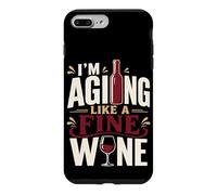 Carcasa para iPhone 7 Plus/8 Plus Envejecimiento como un Buen Bebedor de Vino cumpleaños