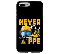 Carcasa para iPhone 7 Plus/8 Plus EPP Seguridad para Trabajadores de la construcción Nunca juegue con su EPP