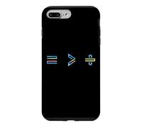 Carcasa para iPhone 7 Plus/8 Plus Equality is Greater Than Division Math Symbol Social Justice