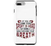 Carcasa para iPhone 7 Plus/8 Plus Equipo de natación Piensa Que tu Deporte es difícil, hazlo conteniendo la respiración Nadar