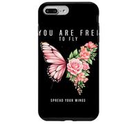 Carcasa para iPhone 7 Plus/8 Plus Eres Libre de Volar extiende Tus alas Mariposa