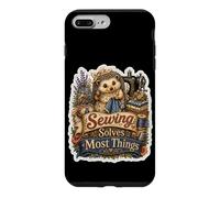 Carcasa para iPhone 7 Plus/8 Plus Erizo Costura Aguja Hilo Manualidad Humor
