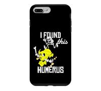 Carcasa para iPhone 7 Plus/8 Plus Es Curioso Que encontré Este Chiste de papá con húmero, Perro y Huesos esqueléticos