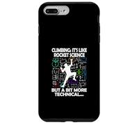 Carcasa para iPhone 7 Plus/8 Plus Escalada, Técnica como Rocket Science Funny Climbing