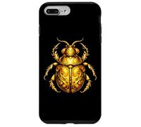 Carcasa para iPhone 7 Plus/8 Plus Escarabajo Egipcio Escarabajo Amuleto de la Suerte diseño de Escarabajo Dorado