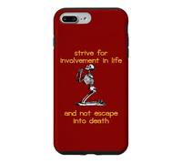 Carcasa para iPhone 7 Plus/8 Plus Esforzarse por la participación en la Vida Cita de creencias ateas