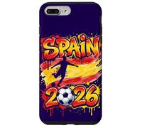 Carcasa para iPhone 7 Plus/8 Plus España ESP 26 Fan Colorido Pintura Splash Bandera