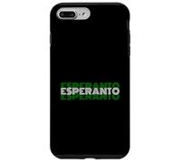 Carcasa para iPhone 7 Plus/8 Plus Esperanto - Diseño de Texto de lenguaje de Estilo Retro de los años 70