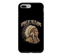 Carcasa para iPhone 7 Plus/8 Plus Espíritu de Las Llanuras Tradición Auténtica Jefe Indígena