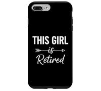 Carcasa para iPhone 7 Plus/8 Plus Esta Chica se jubiló Pronto se jubila desordenado moño Pelo para Mujer