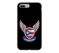 Carcasa para iPhone 7 Plus/8 Plus Está En Mi ADN Orgulloso Puerto Rico Floud Puertorriqueño